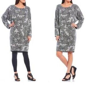 Bryn Walker Alanna French Terry Floral Tunic Dress